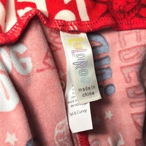 LuLaRoe Pants - LULAROE 4th of July Leggings LuLaRoe Pants - LULAROE 4th of July Leggings